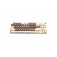 Royalaxe R87 Hot Swappable Mechanical Keyboard, 80% TKL Design, 89 Keys, 2.4GHz, Bluetooth 5.0 or Wired Connection, TTC Golden-Pink Switches, RGB, Windows and Mac Compatible, UK Layout - Image 6