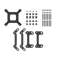 DeepCool LD 360 AIO Liquid CPU Cooler, Universal Socket, 360mm Radiator, PWM 2400RPM Cooling Fans, Addressable RGB LED Lighting, Fully Customizable Infinity Mirror Cap Design, Digital Display, - Image 6