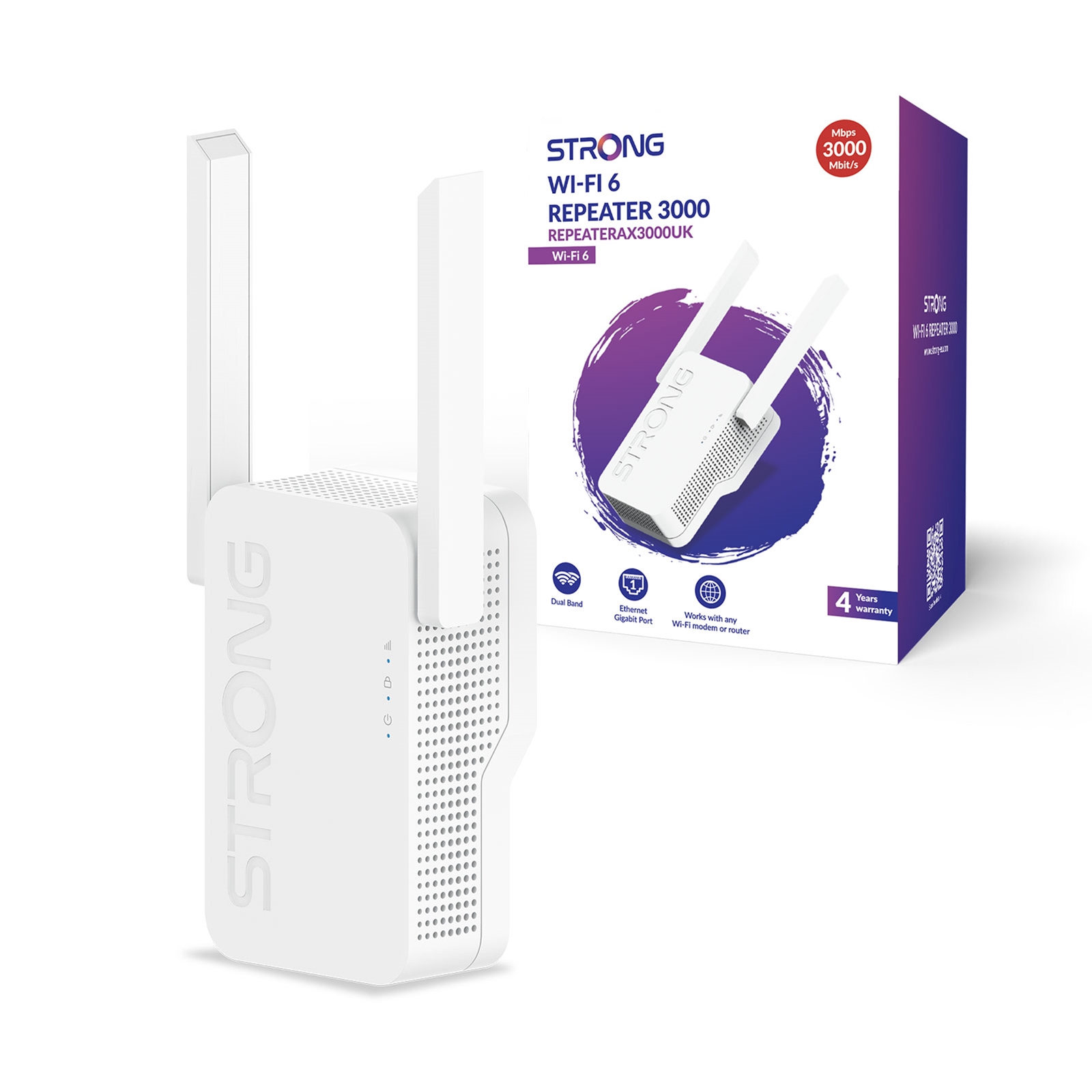 Strong REPEATERAX3000UK AX3000 WI-FI Range Extender/Repeater - Image 4