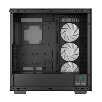 DeepCool Morpheus Case, Gaming, Black, Full Tower, 4 x USB 3.0 / 1 x USB Type-C, Tempered Glass Side Window Panel, 1x 420mm ARGB side fan, Mini-ITX / M-ATX / ATX / E-ATX - Image 9