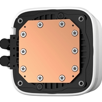 DeepCool LD 360 AIO Liquid CPU Cooler,White, Universal Socket, 360mm Radiator, PWM 2400RPM Cooling Fans, Addressable RGB LED Lighting, Fully Customizable Infinity Mirror Cap Design, Digital Display, - Image 5