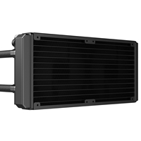 CiT Pro Glacier AIO 240mm Liquid CPU Cooler with ARGB LED Lighting, Dual PWM Fans, and Real-Time Temperature Display - Black - Image 9