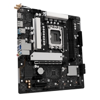 ASRock B860M-X WiFi Intel 1851 Socket Motherboard, Micro-ATX, 2x DDR5 Slots, 2x M.2 Sockets, 2x USB-C Port, 2.5GbE LAN, Wi-Fi 6E, 1x DisplayPort / 1x HDMI Port - Image 6