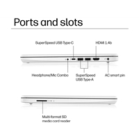 HP 14s-dq5011na Laptop, 14 Inch Full HD 1080p Screen, Intel Core i3-1215U 12th Gen, 8GB RAM, 256GB SSD, Windows 11 Home, Silver - Image 5