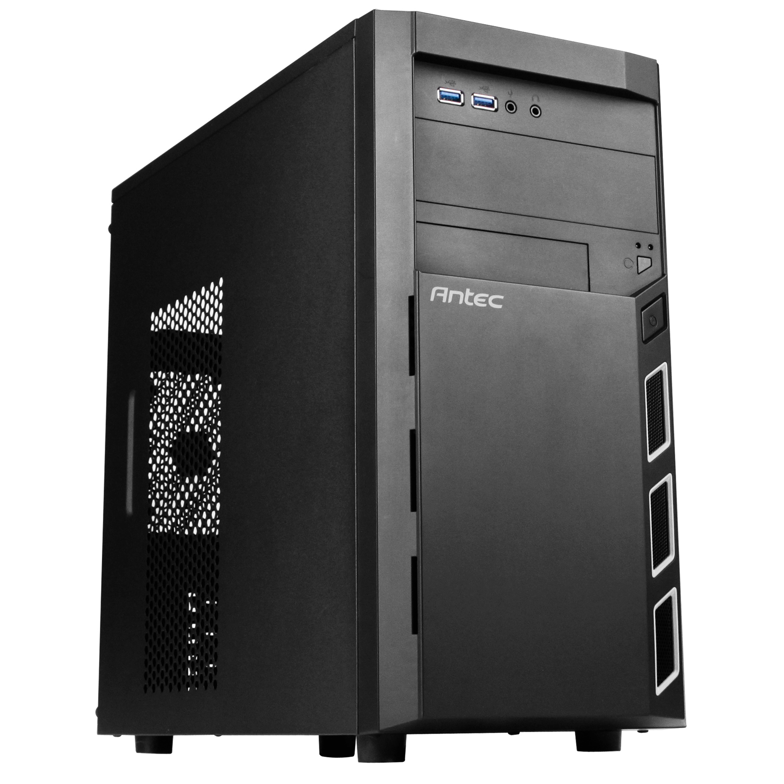 ANTEC VSK 3000 Elite Case, Home & Business, Black, Micro Tower, 2 x USB 3.0, Micro ATX, Mini-ITX, Perfect for Enterprise Users - Image 4