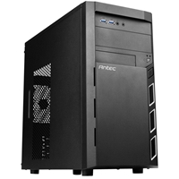 ANTEC VSK 3000 Elite Case, Home & Business, Black, Micro Tower, 2 x USB 3.0, Micro ATX, Mini-ITX, Perfect for Enterprise Users - Image 2