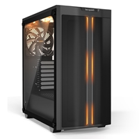 be quiet! Pure Base 500DX Case, Black, Mid Tower, 1 x USB 3.2 Gen 1 Type-A / 1 x USB 3.2 Gen 2 Type-C, Tempered Glass Side Window Panels, 3 x Pure Wings 2 140mm Black PWM Fans Included, ARGB LED Lighting Front Mesh Panel - Image 2