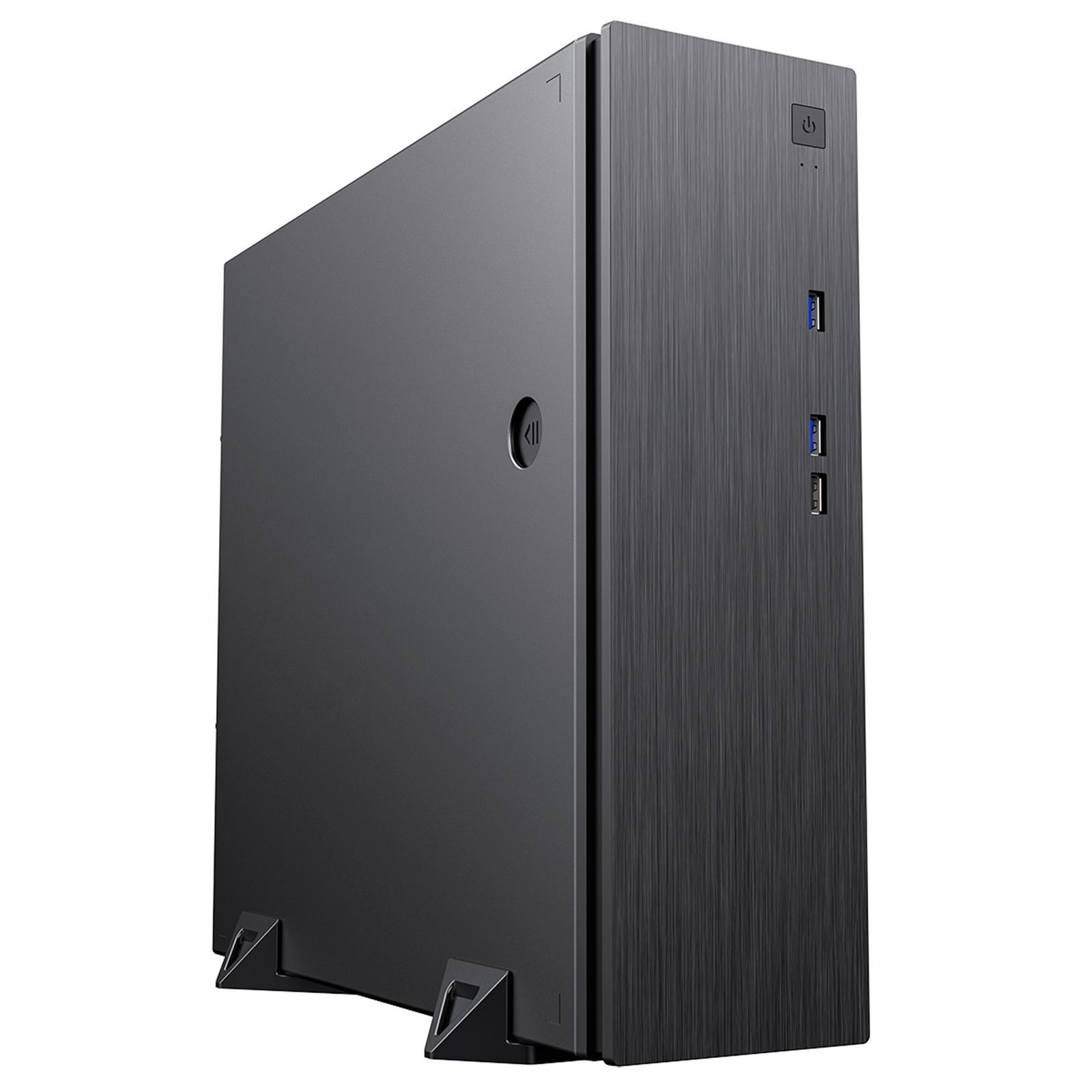 CiT S506 Case, Home & Business, Black, Slim Desktop Chassis, 2 x USB 3.0 / 1 x USB 2.0, Full Tool-Less Design, Micro ATX, Mini-ITX, TFX PSU Form Factor Required - Image 4