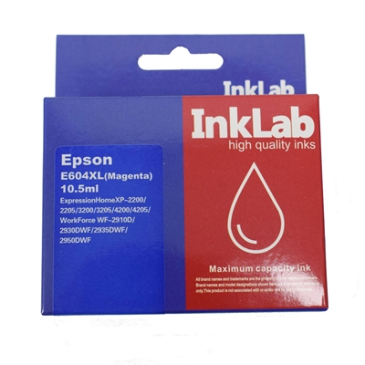 InkLab 604 Epson Compatible Magenta Replacement Ink - Image 3