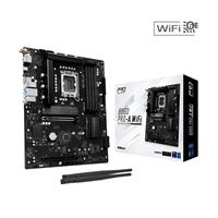 ASRock B860 Pro-A WiFi Intel 1851 Socket Motherboard, ATX, 4x DDR5 Slots, 3x M.2 Sockets, 2x USB-C Port, 2.5GbE LAN, Wi-Fi 6E, 1x DisplayPort / 1x HDMI Port - Image 2