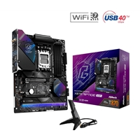 ASRock X870 RIPTIDE WIFI PHANTOM GAMING AMD AM5 Socket Motherboard, ATX, 4x DDR5 Slots, 3x M.2 Sockets, 3x USB-C Port, Fitted I/O Shield, 2.5GbE LAN, Wi-Fi 7, 1x HDMI Port / 2x USB-C (USB4) - Image 2