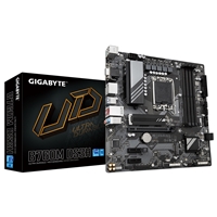 Gigabyte B760M DS3H Ultra Durable Intel 1700 Socket Motherboard, Micro-ATX, 4x DDR5 Slots, 2x M.2 Sockets, 1x USB-C Port, 2.5GbE LAN, 1x D-Sub / 2x DisplayPorts / 1x HDMI Port - Image 2