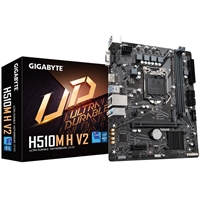 Gigabyte H510M H V2 Ultra Durable Intel 1200 Socket Motherboard, Micro-ATX, 2x DDR4 Slots, 1x M.2 Socket, GbE LAN, 1x D-Sub / 1x HDMI Port - Image 2