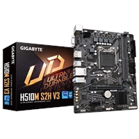 Gigabyte H510M S2H V3 Ultra Durable Intel 1200 Socket Motherboard, Micro-ATX, 2x DDR4 Slots, 1x M.2 Socket, GbE LAN, 1x D-Sub / 1x DisplayPort / 1x HDMI Port - Image 2