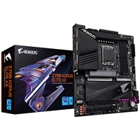 Gigabyte Z790 AORUS ELITE AX Intel 1700 Socket Motherboard, ATX, 4x DDR5 Slots, 4x M.2 Sockets, 2x USB-C Port, Fitted I/O Shield, 2.5GbE LAN, Wi-Fi 6E, 1x DisplayPort / 1x HDMI Port - Image 2