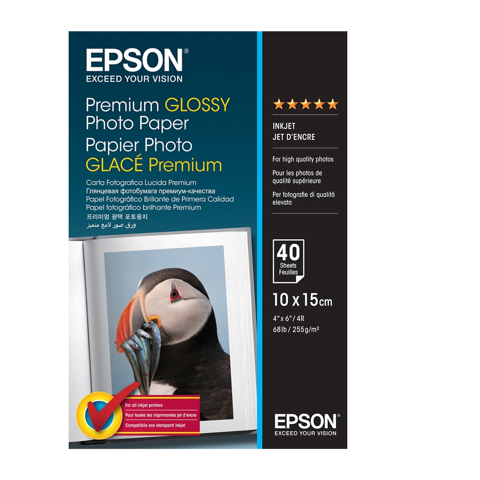 Epson 255gsm 10x15cm Premium Glossy Photo Paper 40 Sheets - Image 4