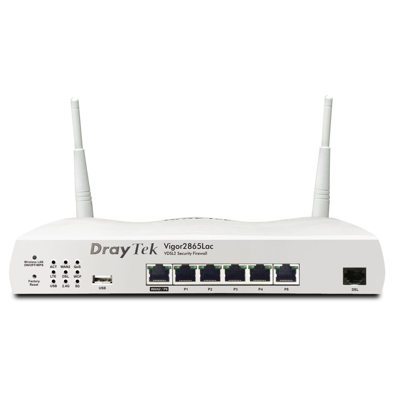 DrayTek V2865LAX-5G-K Vigor 2865Lax 5G Wireless 6 AX Multi-WAN Firewall VDSL/5G Integrated Modem Router with VOIP Functionality - Image 4