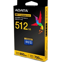 Adata Premier Extreme 512GB microSDXC SD7.1 Express Card, Nintendo Switch 2 Ready