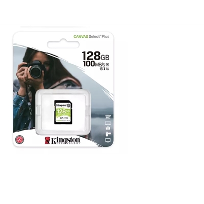 Kingston Canvas Select Plus V30 128GB SD Class 10 UHS-I U3 Flash Card - Image 3
