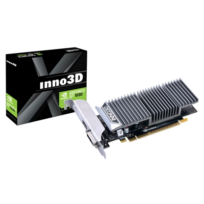 Inno3D NVIDIA GeForce GT 1030 2GB GDDR5 Graphics Card, 384 CUDA Cores, 1468 MHz Boost Clock, Passive Cooling, 1x DVI-D / 1x HDMI Port - Image 3