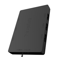 be quiet! Light Wings PWM Addressable RGB Fan Pack, 140mm, 1500RPM, 4-Pin PWM Fan & 3-Pin ARGB Connectors, Black Frame, Black Blades, ARGB Lighting on Front & Rear, Addressable RGB Hub Included - Image 8