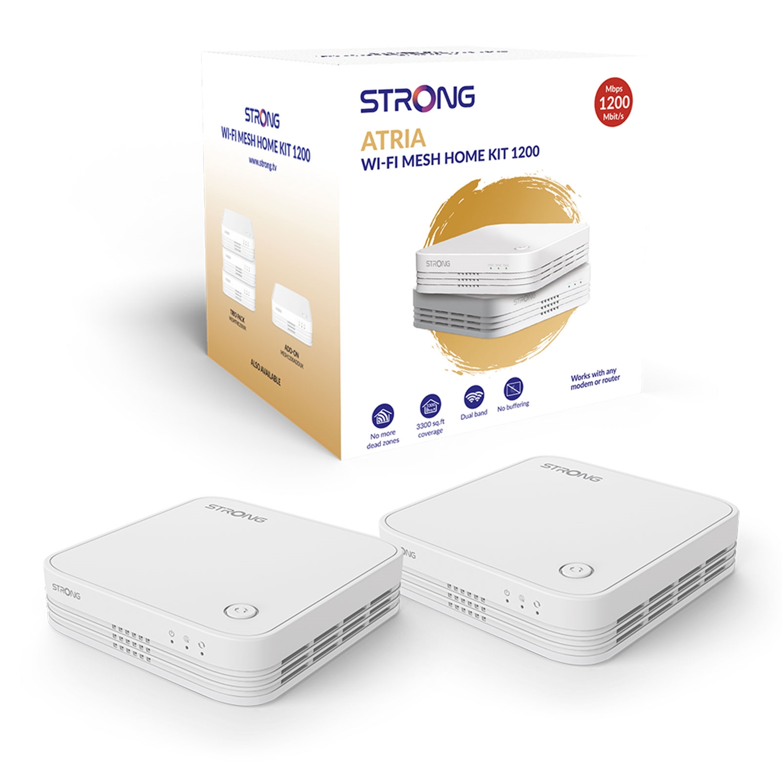 Strong MESHKIT1200UK(DUO) AC1200 Whole Home Wi-Fi Mesh System (2 Pack) - 3,300sq.ft Coverage - Image 4