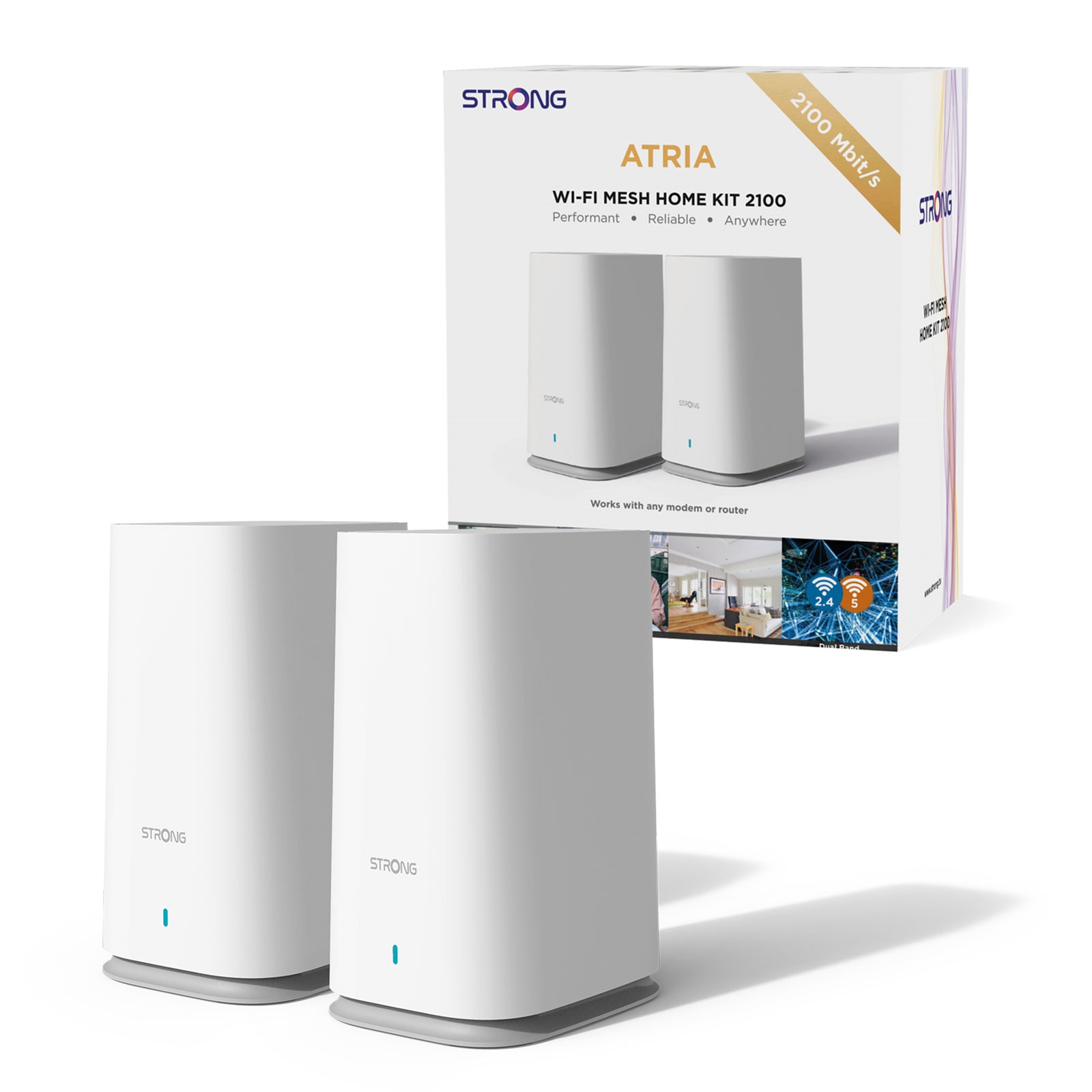 Strong MESHKIT2100UK(DUO) AC2100 Whole Home Wi-Fi Mesh System (2 Pack) - 3,300sq.ft Coverage - Image 4