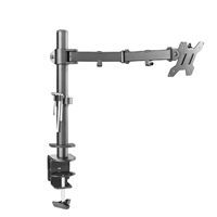 piXL Single Monitor Arm, For Screens Upto 32 inch, Desk Mounted, VESA dimensions of 75x75mm or 34 inch if 100x100mm Vesa, 180 Degrees Swivel, 15 Degrees Tilt, Weight Upto 10kg, Built in Cable Management, Black - Image 7