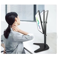 piXL Single Monitor Arm Desk Stand, For Screens up to 32", Max Weight 10Kg, Freestanding, Height Adjustable, Pivot, Swivel 360 - Image 8