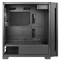 ANTEC P10C Case, Silent, Black, Mid Tower, 2 x USB 3.0 / 1 x USB 3.1 Gen 2 Type-C, Sound-Dampening Foam Panels, Air-Concentrating Front Filter with Widened Air Passage, Reversible Swing Front Panel Design, ATX, Micro ATX, Mini-ITX - Image 9