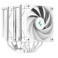 DeepCool AK620 WH Fan CPU Cooler, Universal Socket, Dual Powerful 120mm FDB PWM White Fans, 1850RPM, 6 Heat Pipes, 260W Heat Dissipation Power, Unique Matrix Fin Design, White Edition, - Image 5