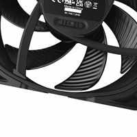 be quiet! Silent Wings Pro 4 PWM Black Fan, 140mm, 2400RPM, 4-Pin PWM Fan Connector, Black Frame, Black Blades, Optimized Fan Blades for the Highest Performance for Radiators & Heat Sinks, 3 Mounting Options, 3 Speed Switch - Image 7