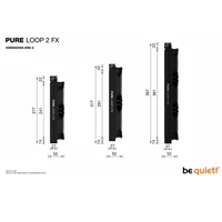 be quiet! Pure Loop 2 FX AiO Liquid CPU Cooler, Universal Socket, 360mm Radiator, 3 x Light Wings 120mm PWM High Speed 2500RPM Addressable RGB Cooling Fan, Addressable RGB LED Pump Head, ARGB PWM Hub Included - Image 9