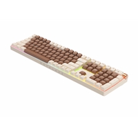 Royalaxe R108 Hot Swappable Mechanical Keyboard, Full Size, 110 Keys, 2.4GHz, Bluetooth 5.0 or Wired Connection, TTC Golden-Pink Switches, RGB, Windows and Mac Compatible - Image 6