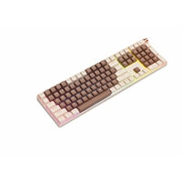 Royalaxe R108 Hot Swappable Mechanical Keyboard, Full Size, 110 Keys, 2.4GHz, Bluetooth 5.0 or Wired Connection, TTC Golden-Pink Switches, RGB, Windows and Mac Compatible - Image 8
