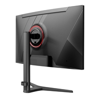 piXL CM27C7 27 Inch Curved Monitor, 165Hz, 1ms, Frameless, Freesync / G-Sync, Full HD, HDMI, Display Port, USB, Black with RGB Lighting, VESA Mount, Height Adjustable - Image 8