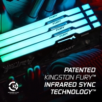 Kingston FURY Beast KF560C36BBE2AK2-32 RGB 32GB (2x16GB) System Memory, DDR5, 6000MHz, Black, 288 Pin, 1.35v, CL36, AMD EXPO Certified - Image 9