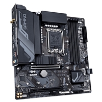 Gigabyte B760M GAMING X AX Intel 1700 Socket Motherboard, Micro-ATX, 4x DDR5 Slots, 2x M.2 Sockets, 1x USB-C Port, Fitted I/O Shield, 2.5GbE LAN, Wi-Fi 6E, 1x DisplayPort / 1x HDMI Port - Image 6
