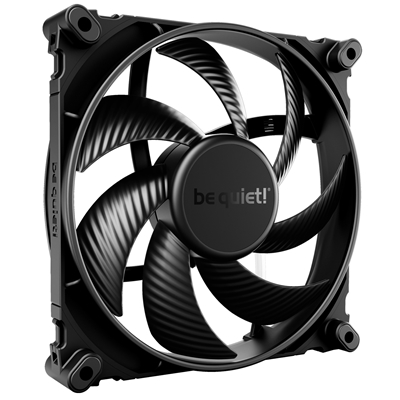be quiet! Silent Wings 4 PWM High Speed Black Fan, 140mm, 1900RPM, 4-Pin PWM Fan Connector, Black Frame, Black Blades, Optimized Fan Blades for High End Performance, 2 Mounting Options - Image 3