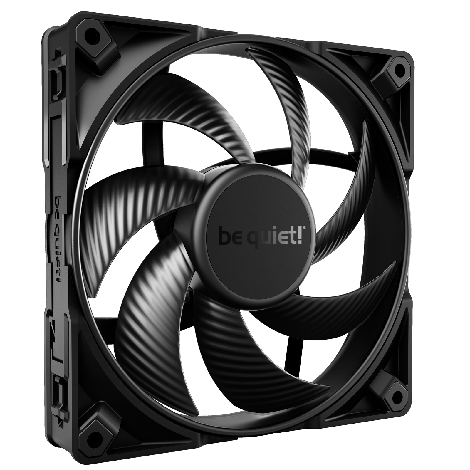 be quiet! Silent Wings Pro 4 PWM Black Fan, 140mm, 2400RPM, 4-Pin PWM Fan Connector, Black Frame, Black Blades, Optimized Fan Blades for the Highest Performance for Radiators & Heat Sinks, 3 Mounting Options, 3 Speed Switch - Image 4
