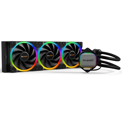 be quiet! Pure Loop 2 FX AiO Liquid CPU Cooler, Universal Socket, 360mm Radiator, 3 x Light Wings 120mm PWM High Speed 2500RPM Addressable RGB Cooling Fan, Addressable RGB LED Pump Head, ARGB PWM Hub Included - Image 3