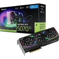 PNY NVIDIA GEFORCE RTX 5070Ti ARGB Epic-X RGB OC16GB, GDDR7 Graphics Card, 8960 Cuda Cores, 2295 MHz Core Clock, Triple Fan, 3 x Display Ports/ 1 x HDMI Port - Image 2
