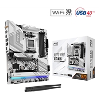 ASRock X870 PRO RS WIFI AMD AM5 Socket Motherboard, ATX, 4x DDR5 Slots, 3x M.2 Sockets, 3x USB-C Port, Fitted I/O Shield, 2.5GbE LAN, Wi-Fi 7, 1x HDMI Port / 2x USB-C (USB4) - Image 2