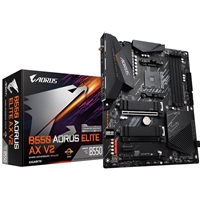 Gigabyte B550 AORUS ELITE AX V2 AMD AM4 Socket Motherboard, ATX, 4x DDR4 Slots, 2x M.2 Sockets, 1x USB-C Port, Fitted I/O Shield, 2.5GbE LAN, Wi-Fi 6E, 1x DisplayPort / 1x HDMI Port - Image 2