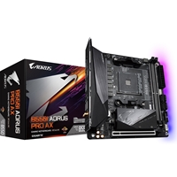 Gigabyte B550I AORUS PRO AX AMD AM4 Socket Motherboard, Mini-ITX, 2x DDR4 Slots, 2x M.2 Sockets, 1x USB-C Port, Fitted I/O Shield, 2.5GbE LAN, Wi-Fi 6, 1x DisplayPorts / 2x HDMI Port - Image 2
