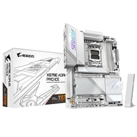 Gigabyte X870E AORUS PRO ICE AMD AM5 Socket Motherboard, ATX, 4x DDR5 Slots, 4x M.2 Sockets, 3x USB-C Port, Fitted I/O Shield, 2.5GbE LAN, Wi-Fi 7, 2x HDMI Port / 2x USB-C (USB4) - Image 2