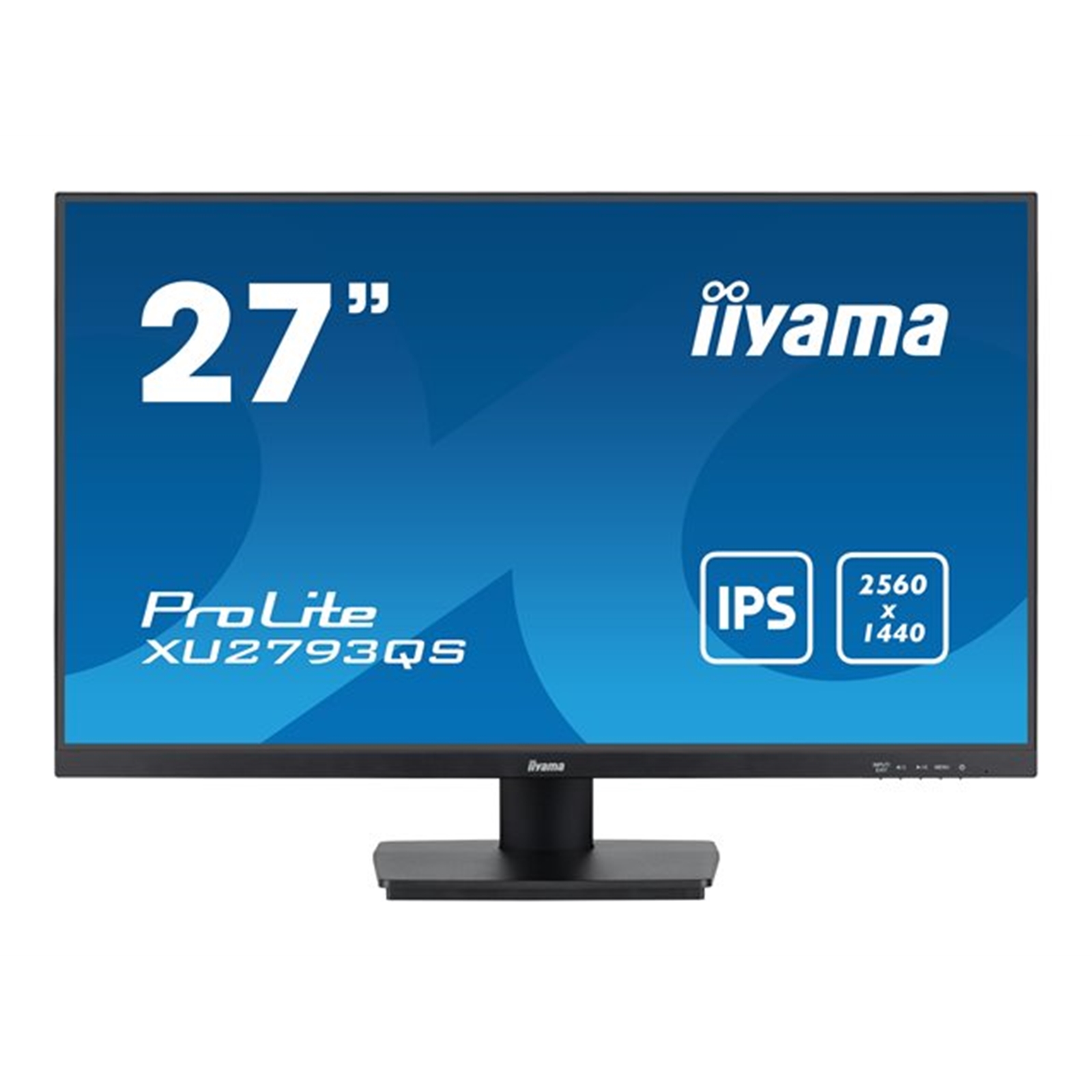 iiyama Prolite XU2793QS-B7 27 inch IPS Monitor, WQHD, 1ms, HDMI, DisplayPort, 100Hz, Speakers, Black, Internal PSU, VESA - Image 4