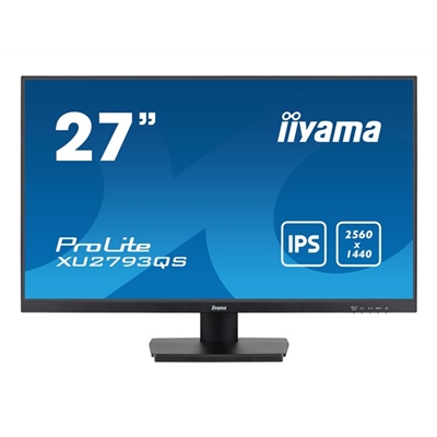 iiyama Prolite XU2793QS-B7 27 inch IPS Monitor, WQHD, 1ms, HDMI, DisplayPort, 100Hz, Speakers, Black, Internal PSU, VESA - Image 3