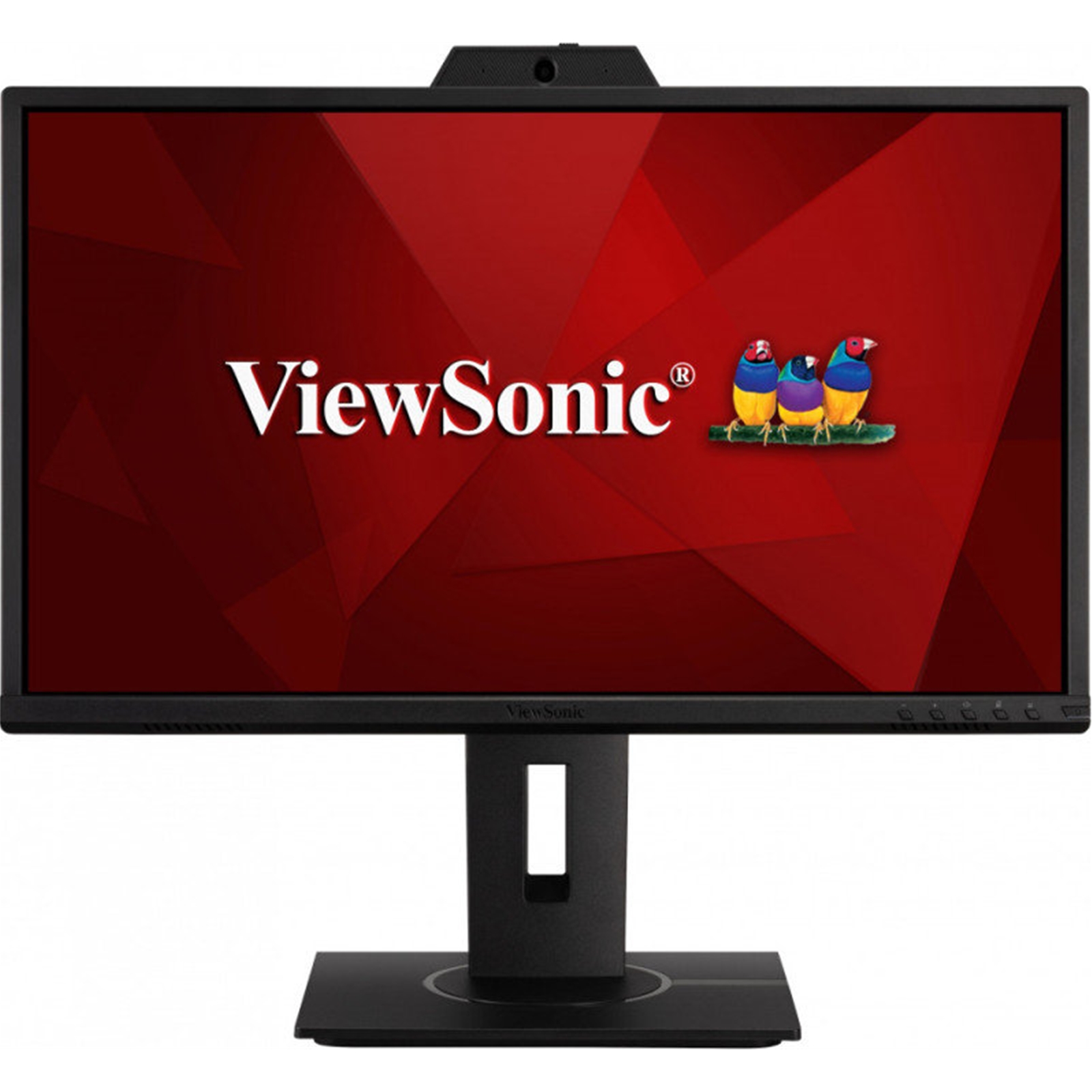 Viewsonic VG2440V 23 Inch Full HD IPS Monitor, Widescreen, 60Hz, 5ms, VGA, HDMI, DisplayPort, Speakers, Webcam & Micrphone, Height Adjustable - Image 4