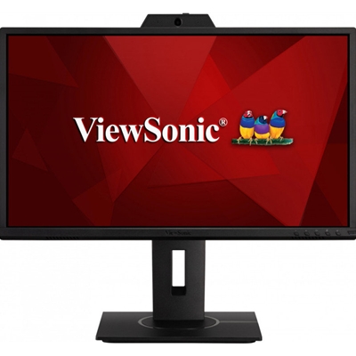 Viewsonic VG2440V 23 Inch Full HD IPS Monitor, Widescreen, 60Hz, 5ms, VGA, HDMI, DisplayPort, Speakers, Webcam & Micrphone, Height Adjustable - Image 3